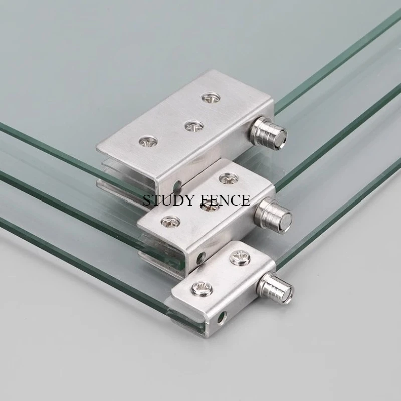 Glass Door Hinge - طقم من قطعتين من مفصلات الأبواب