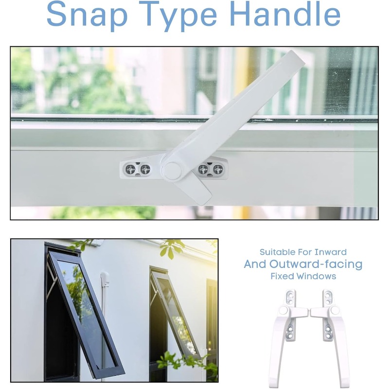 مقبض قفل نافذة زجاجية، قطعتان  - مراجعة Glass Door Hinge وسعره