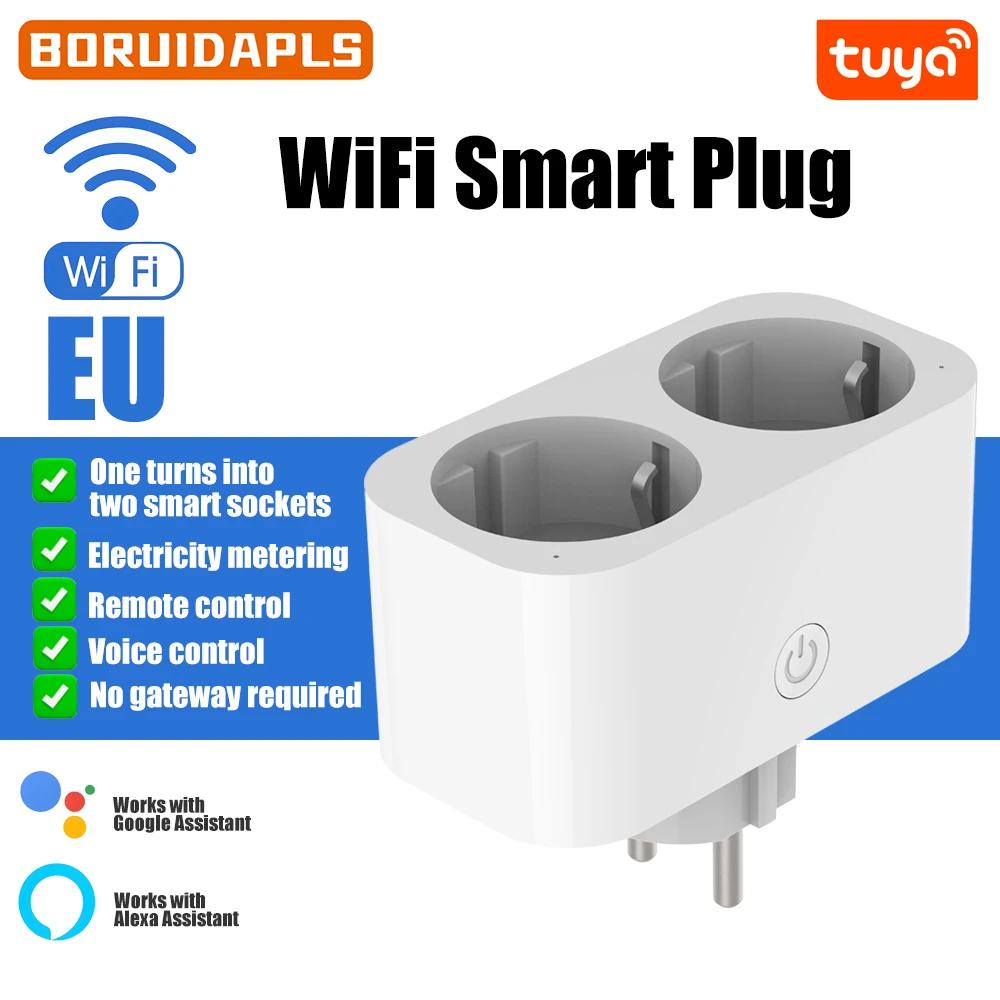مقبس ذكي واي فاي من BORUIDAPLS - مراجعة Timer Dual Outlet وسعره