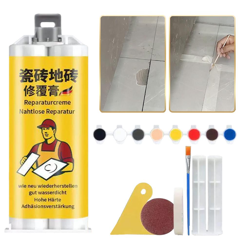 طقم متعدد الوظائف لإصلاح شقوق  - مراجعة Ceramic Tile Floor وسعره