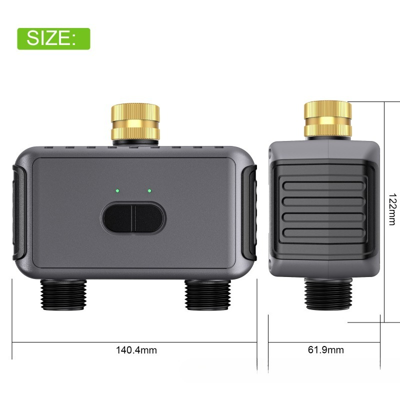 جهاز تحكم ذكي للري في الحدائق  - مراجعة Timer Dual Outlet وسعره
